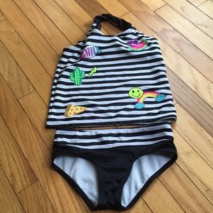 🌷Justice girls' two-piece tankini swimsuits 6